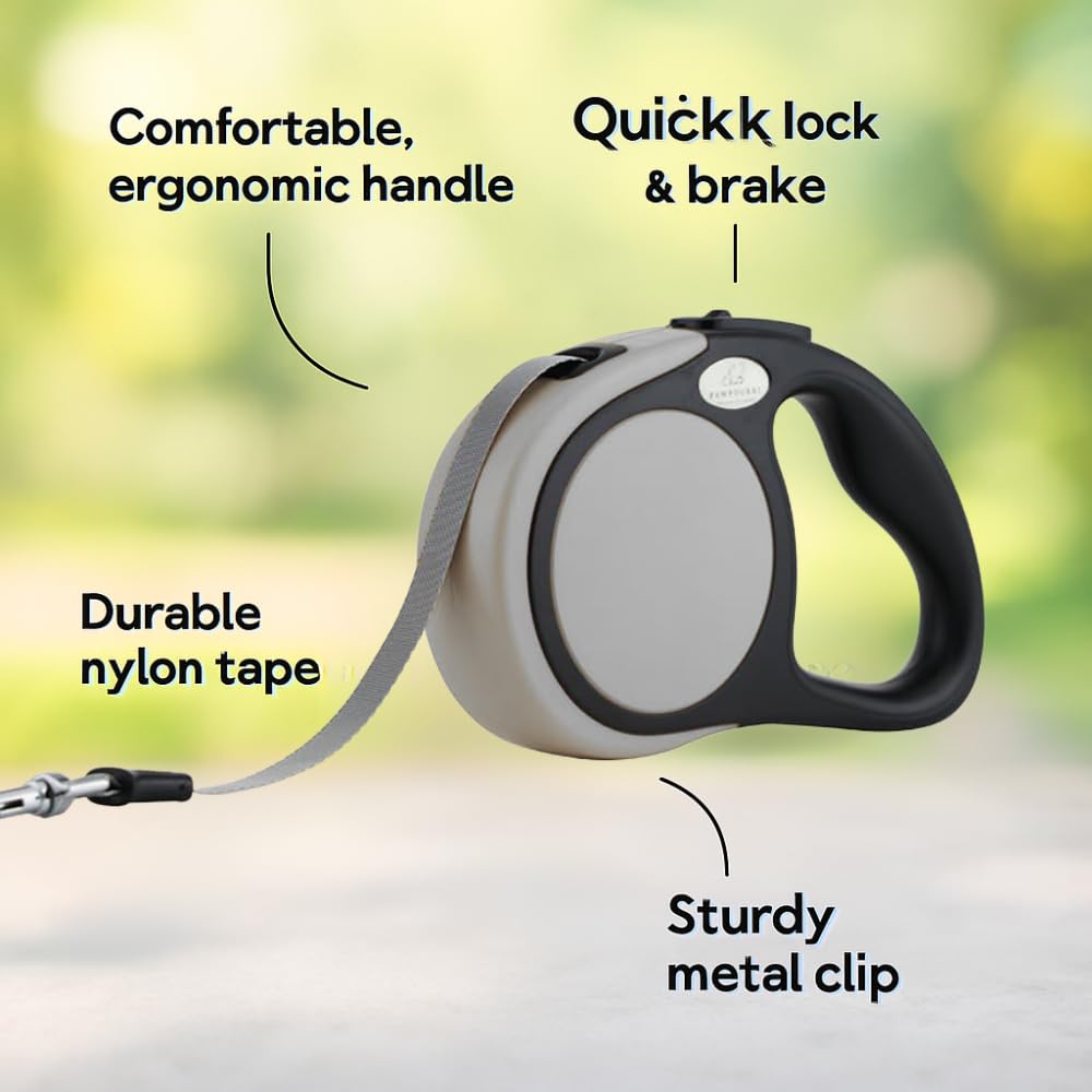 retractable dog leash for walking, jogging, training | one button brake with premium handgrip suitable for dogs up to 20kgs, 5m long (blue) retractable dog leash for walking, jogging, training | one button brake with premium handgrip suitable for dogs up to 20kgs, 5m long (blue)