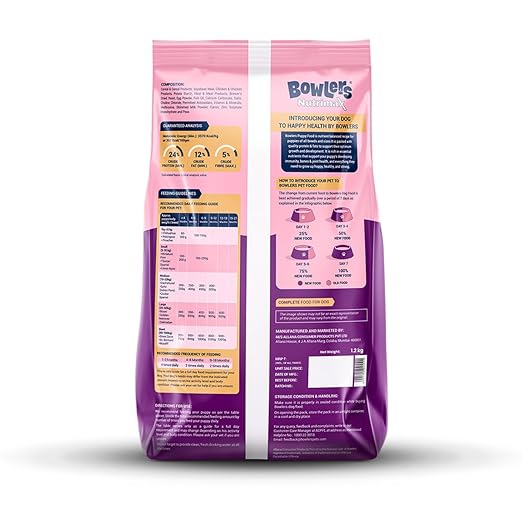 bowlers nutrimax puppy dry dog food | chicken & milk | smooth digestion & healthy coat | bowlers nutrimax puppy dry dog food | chicken & milk | smooth digestion & healthy coat |