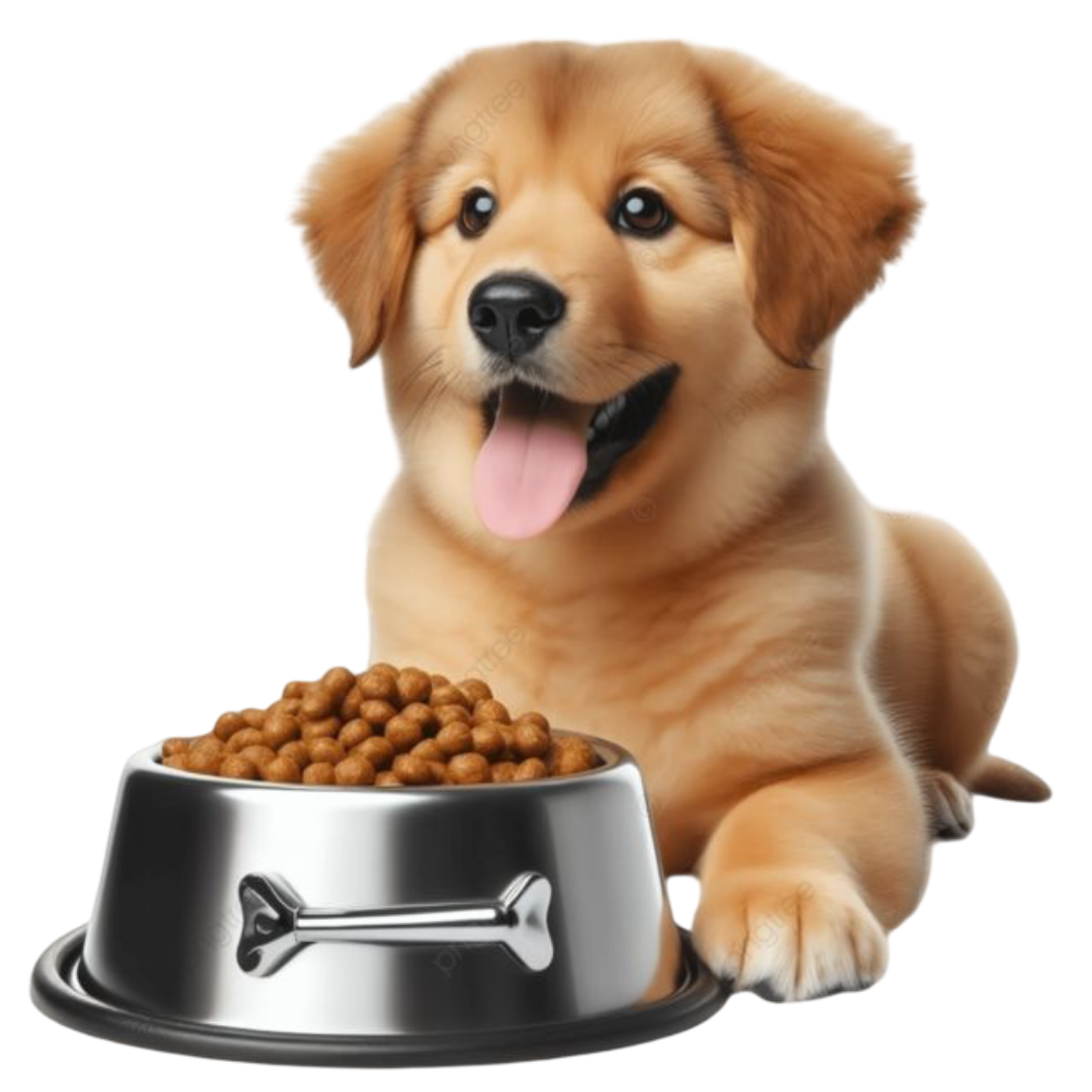 un chien bien rangé png , zone dalimentation avec bol en acier inoxydable et tapis assorti, nourriture pour chien, bols de nourriture pour chien image png pour le téléchargement libre