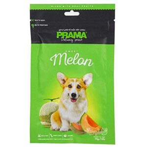 prama sweet melon dog treats, 70gm (pack of 1), all life stages, stick