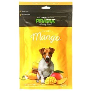 prama creamy mango dog treats, 70 gm | all life stages