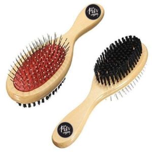 the pets company dog brush double sided comb for dogs and cats,