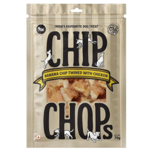 chip chops banana chicken dog treats – high protein natural dog snacks, low fat reward & training treats suitable for all breeds, healthy ingredients, tasty flavour