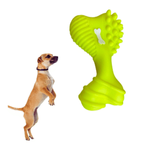 big bone shape interactive pet squeaky toy: durable, safe, fun chew toy for dogs perfect for playtime, dental health, anxiety relief ideal for small, medium & large breeds