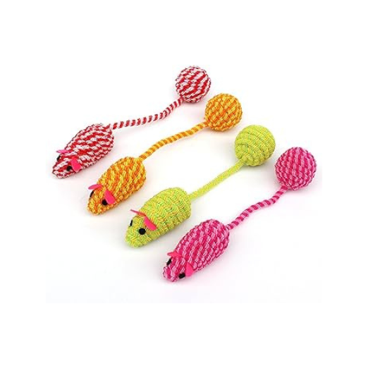 rope mouse chew toy with ball – interactive tug & teething toy for dogs rope mouse chew toy with ball – interactive tug & teething toy for dogs