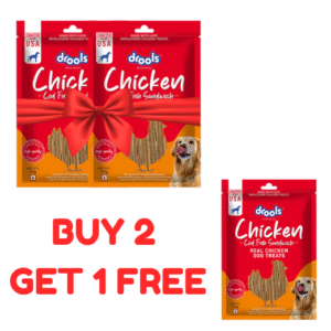 drools chicken cod fish sandwich dog treats – buy 2 get 1 free