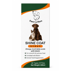 Home furr n fuzz shine coat syrup for pets (200ml)