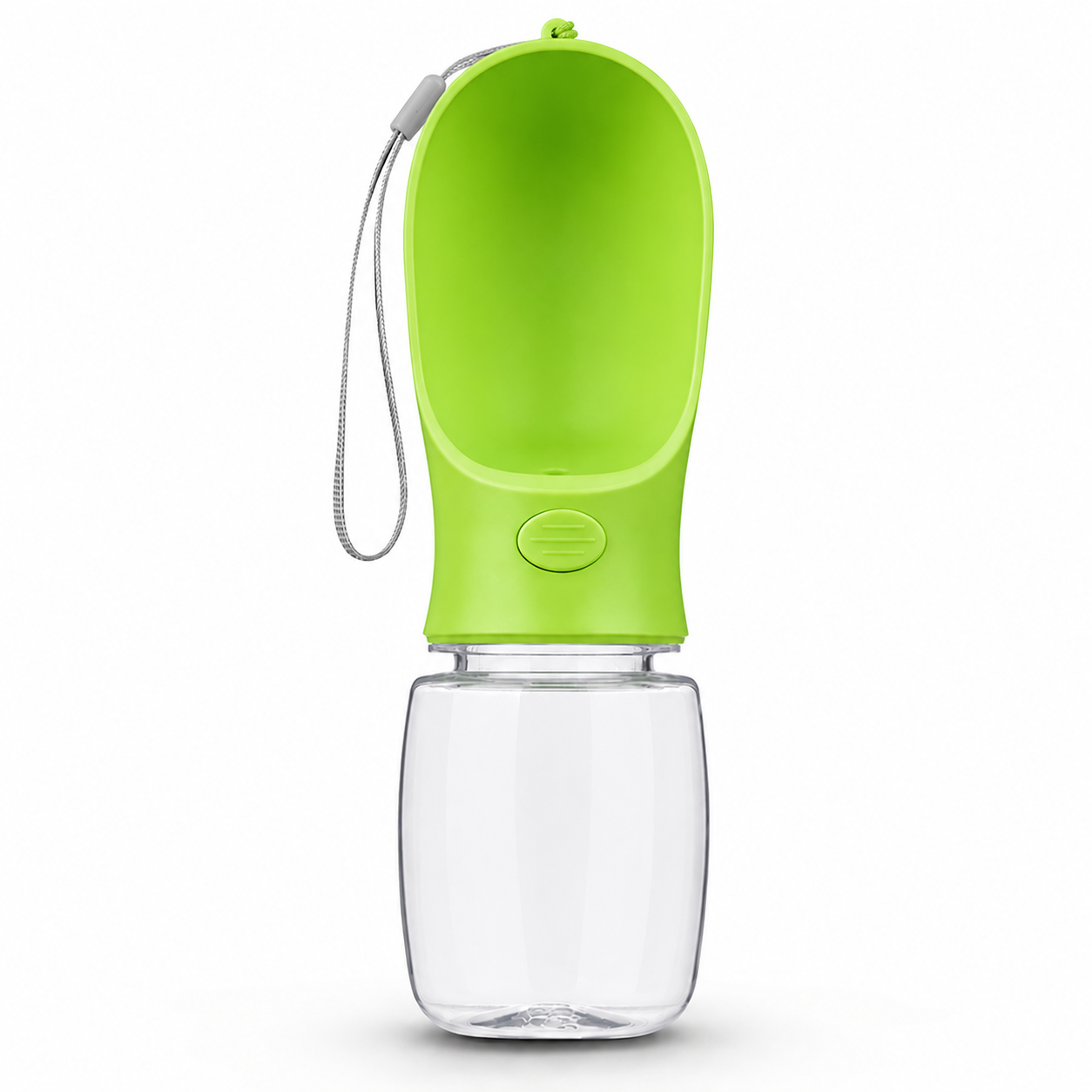 portable water bottle green