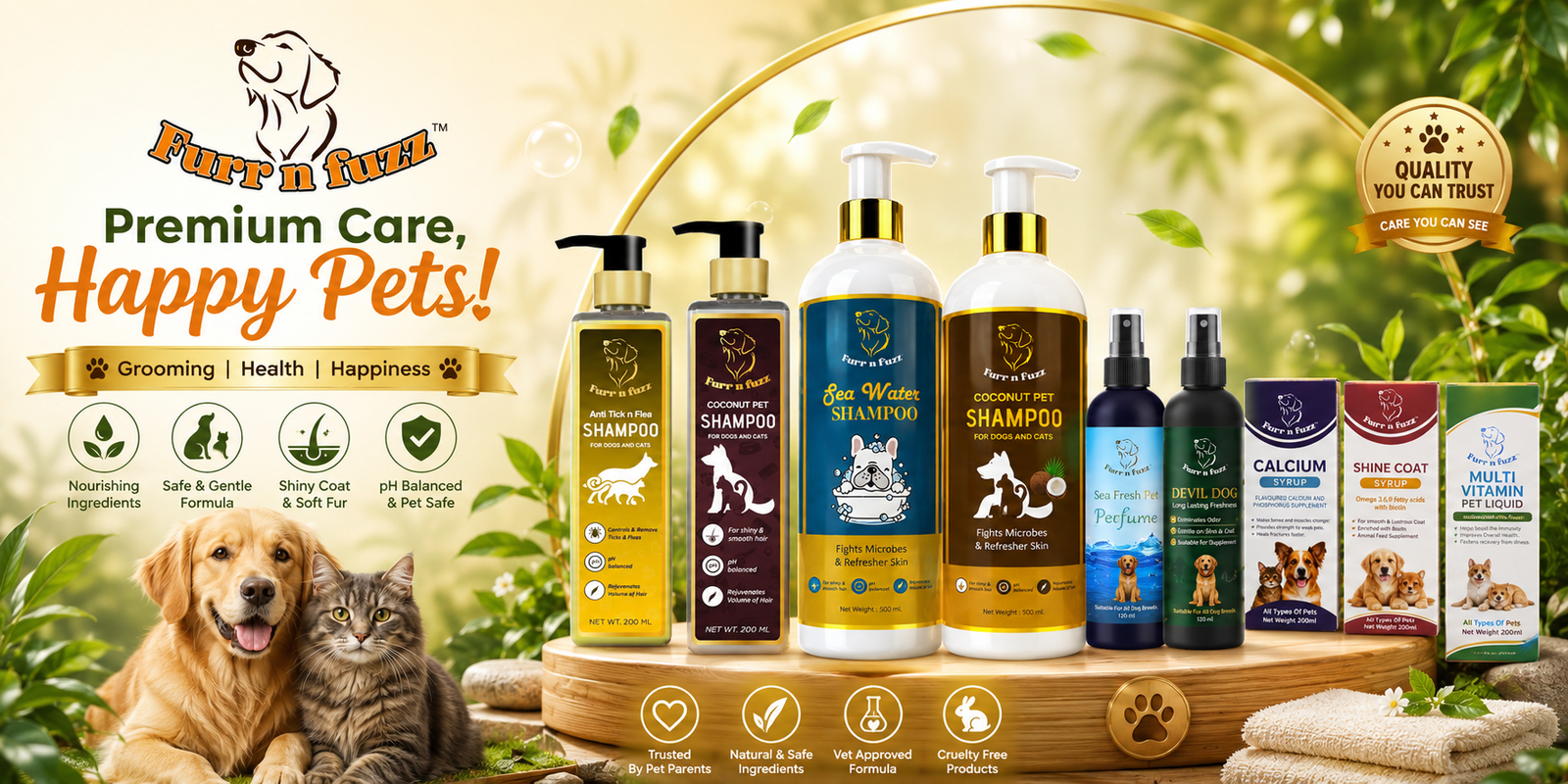 furr n fuzz website banner ad poster