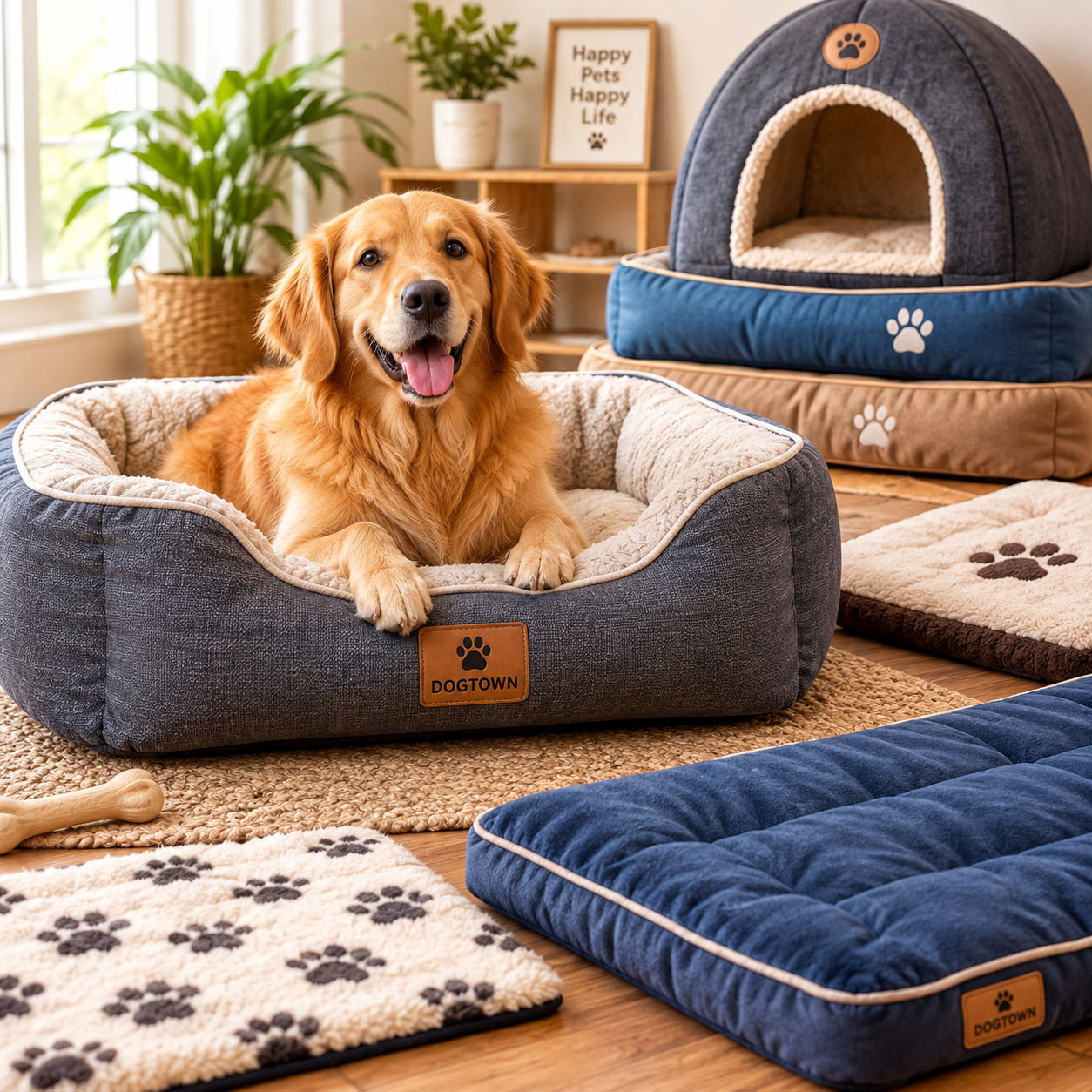 Home Dog Beds & Mats